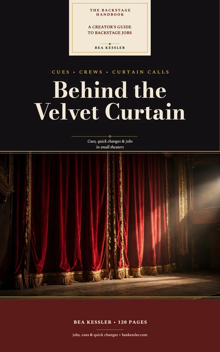 Backstage Handbook opera ebook cover template