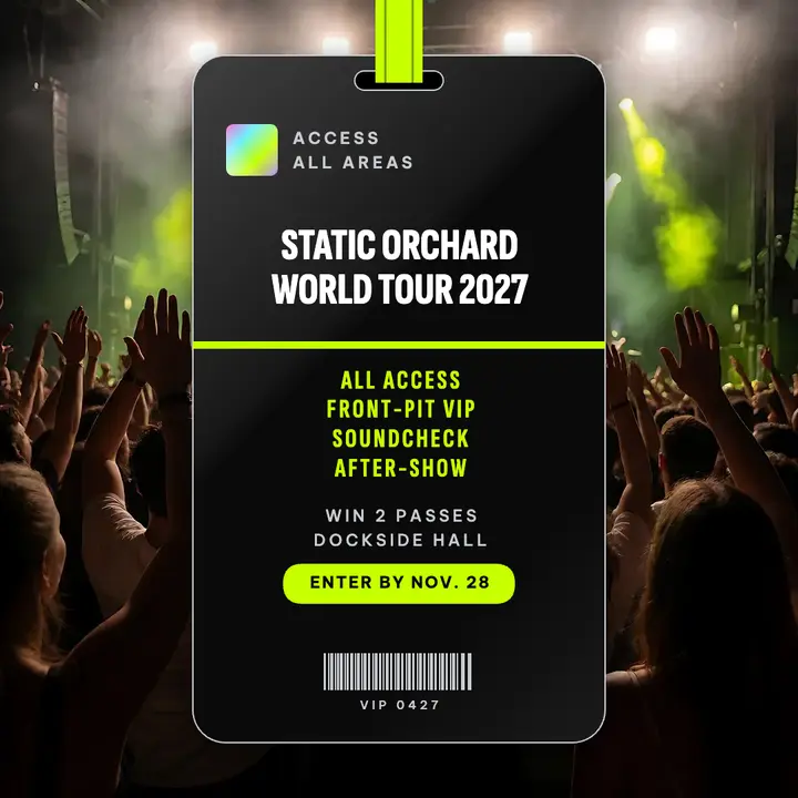 VIP pass giveaway post, backstage pass laminate: vip pass giveaway post template