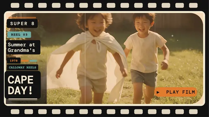 Calloway Reels backyard cape day thumbnail template
