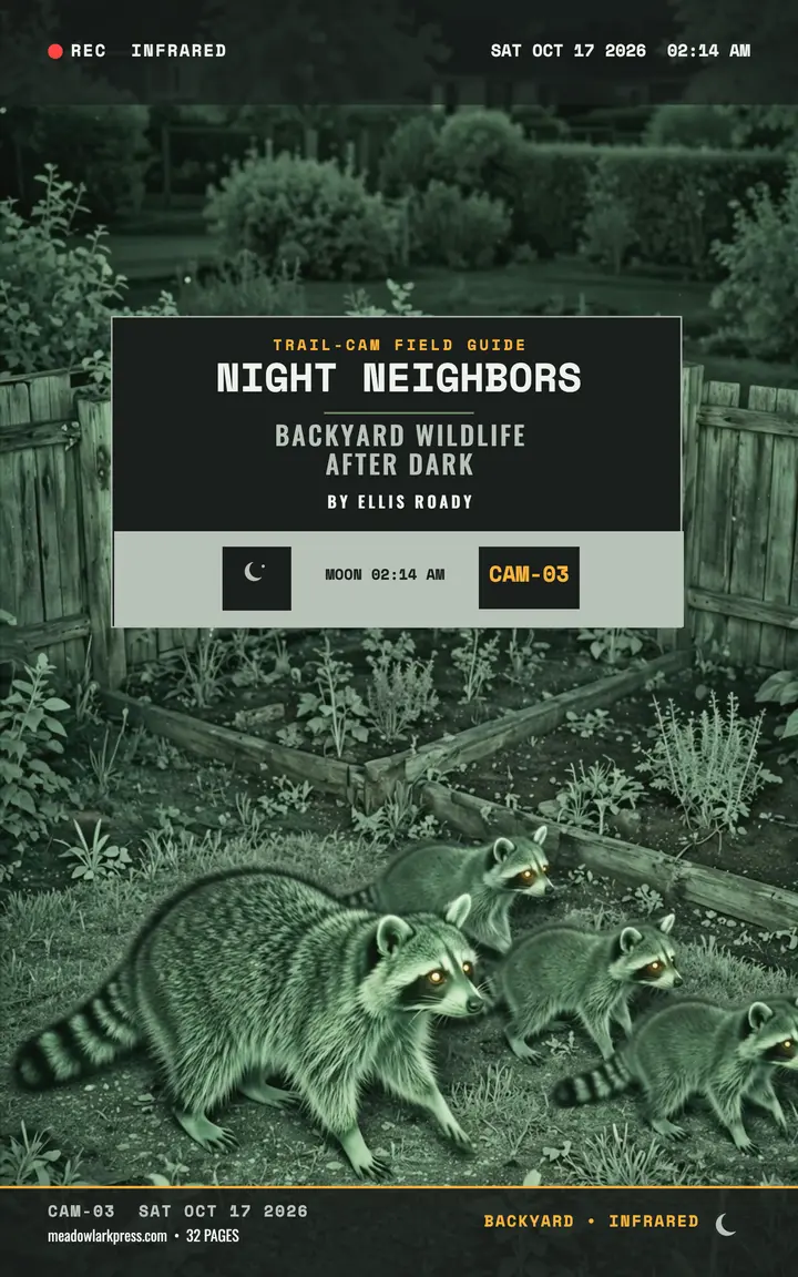Night Neighbors trail-cam wildlife ebook template