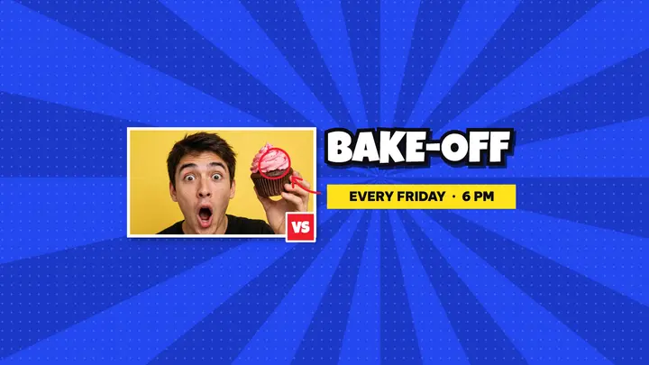 Bake-off channel banner template