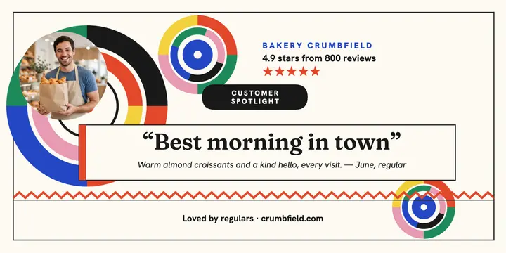 Bakery Crumbfield discs review post template
