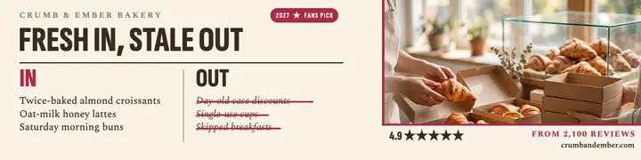 Crumb and Ember ins and outs banner template