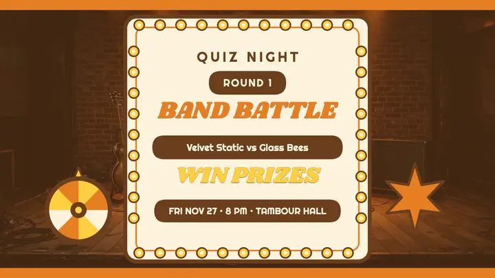 Band battle quiz giveaway thumbnail template