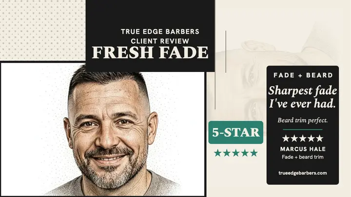 True Edge barber review stipple thumbnail template