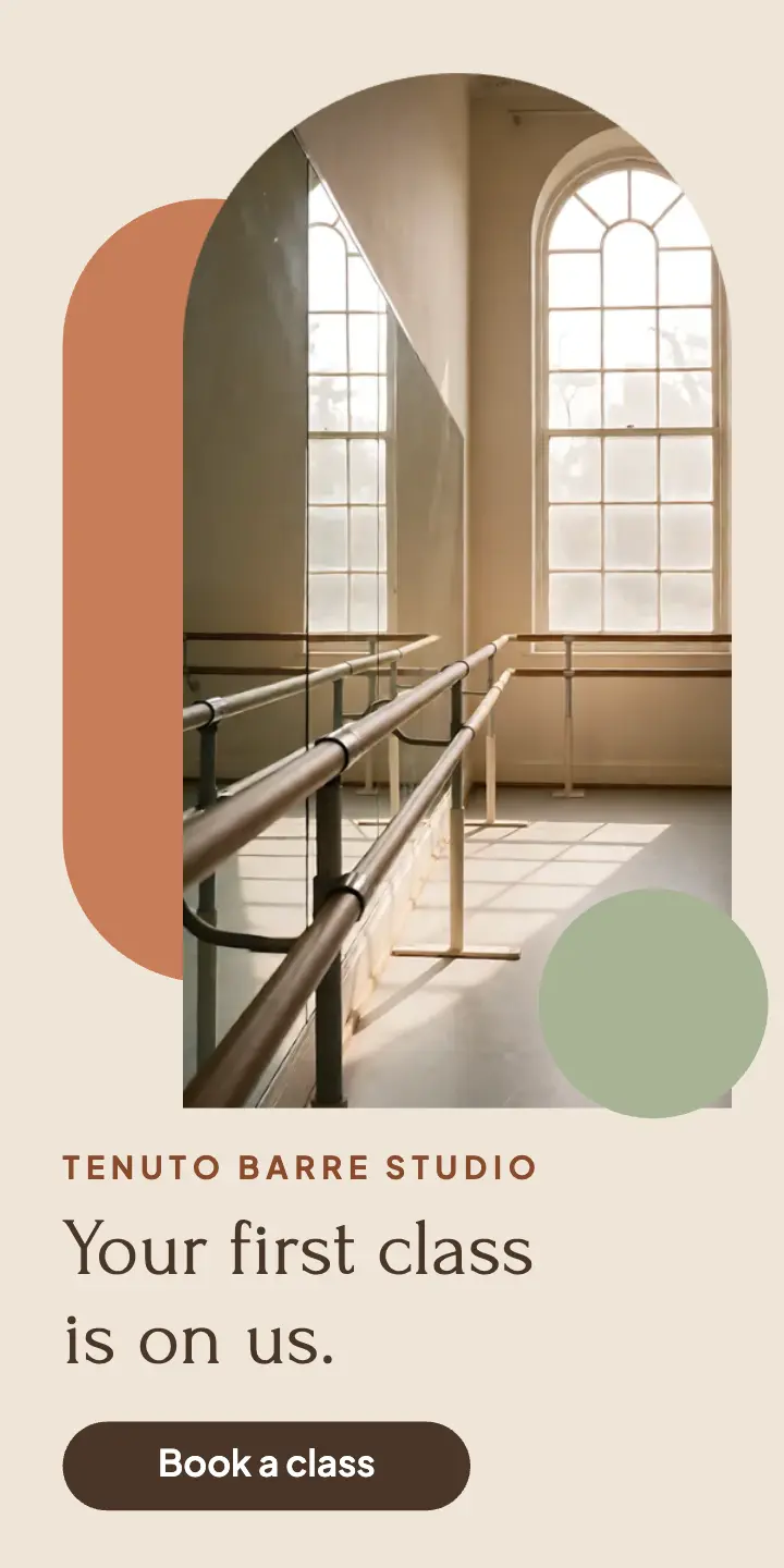 Tenuto Barre first class free ad template