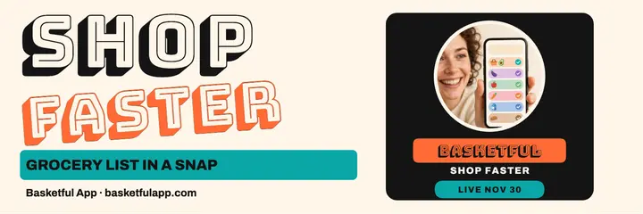 Basketful app launch type header: app launch x header template
