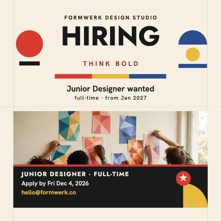 Formwerk bauhaus hiring call template