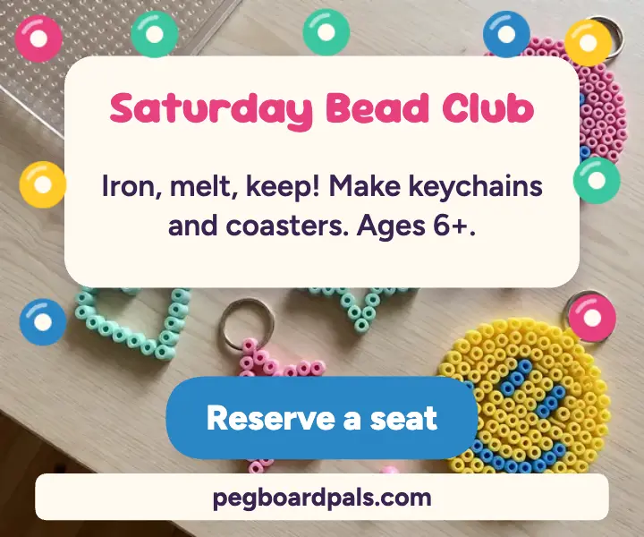 Saturday Bead Club ad template