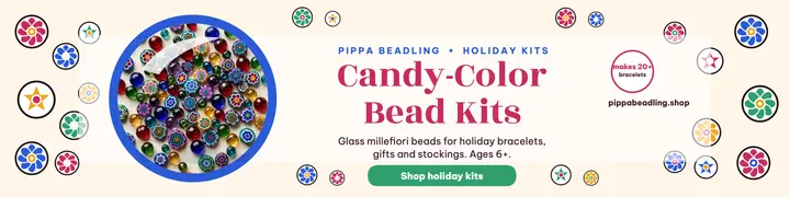 Pippa Beadling holiday bead kit banner template