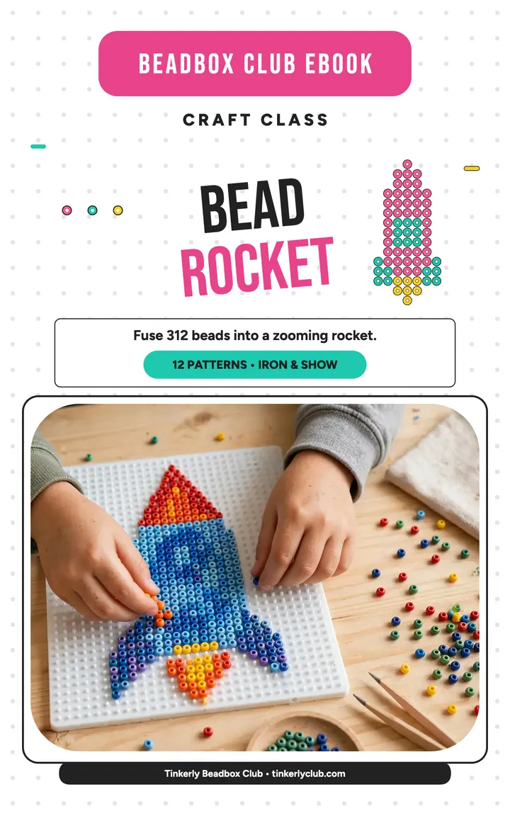 Bead rocket craft class ebook template