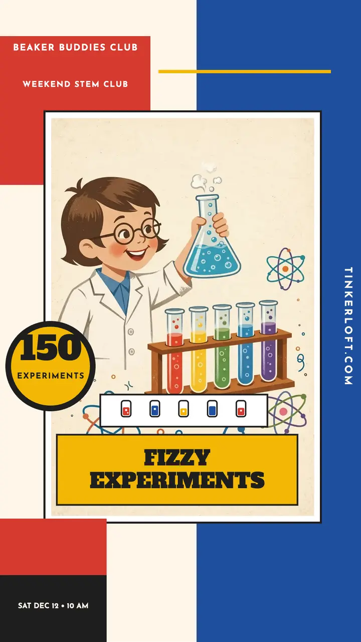 Beaker Buddies fizzy lab story template