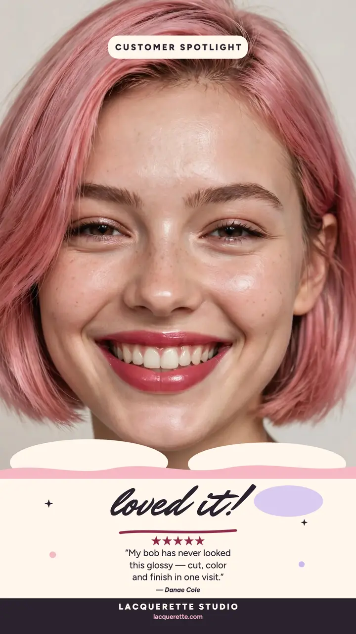 Lacquerette beauty review spotlight story template