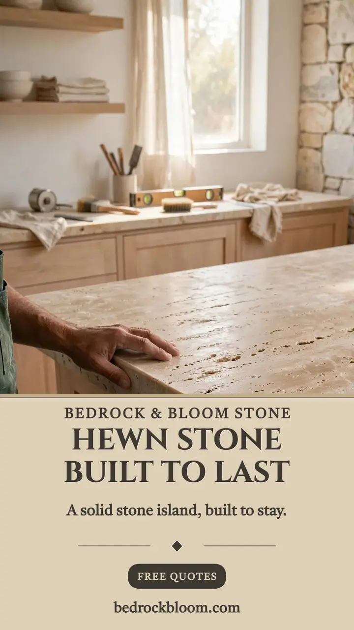 Bedrock stone counter story template