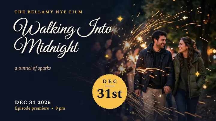 Bellamy NYE sparkler tunnel thumbnail template