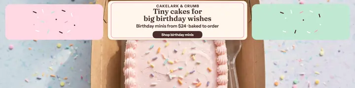 Cakelark birthday bento minis banner template