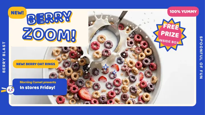 Berry Zoom cereal drop thumbnail template