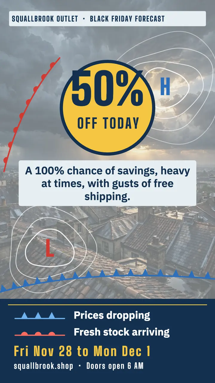 Squallbrook Black Friday forecast story template