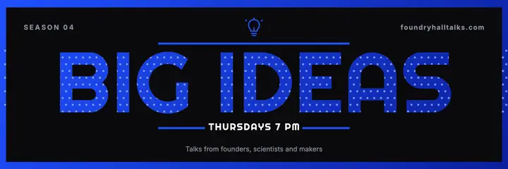 Big Ideas talk series header template