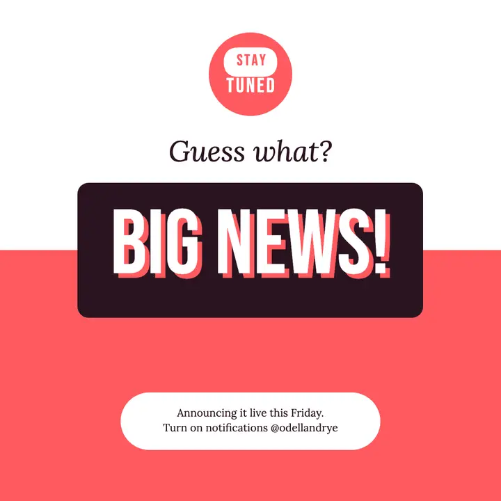 Big news stacked type post template