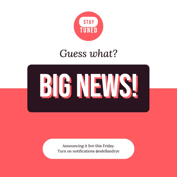 Big news stacked type post template