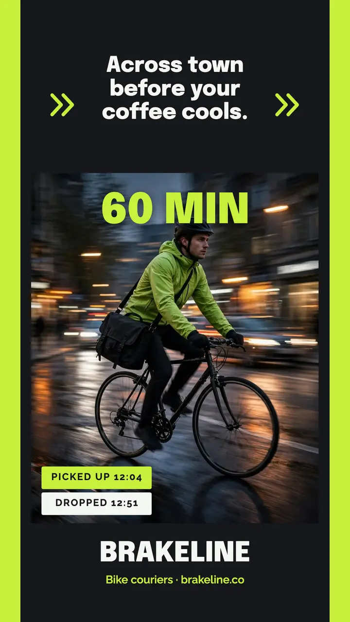Brakeline bike courier story template