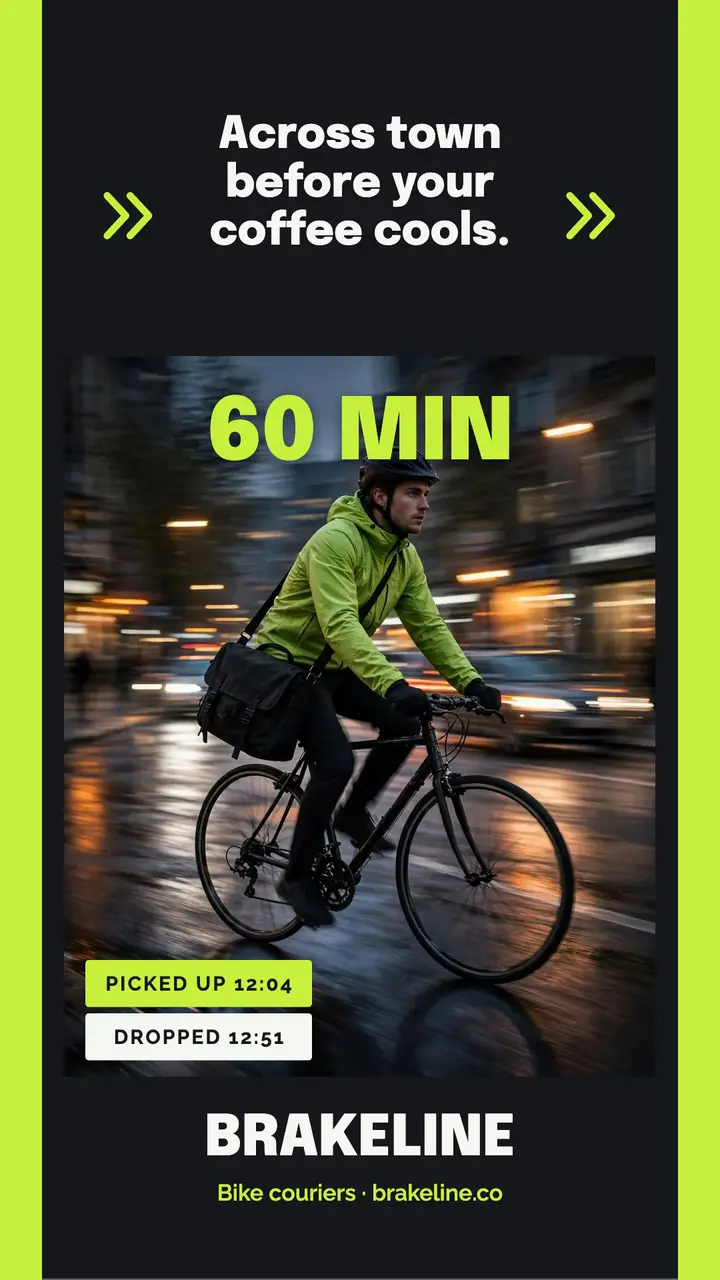 Brakeline bike courier story template