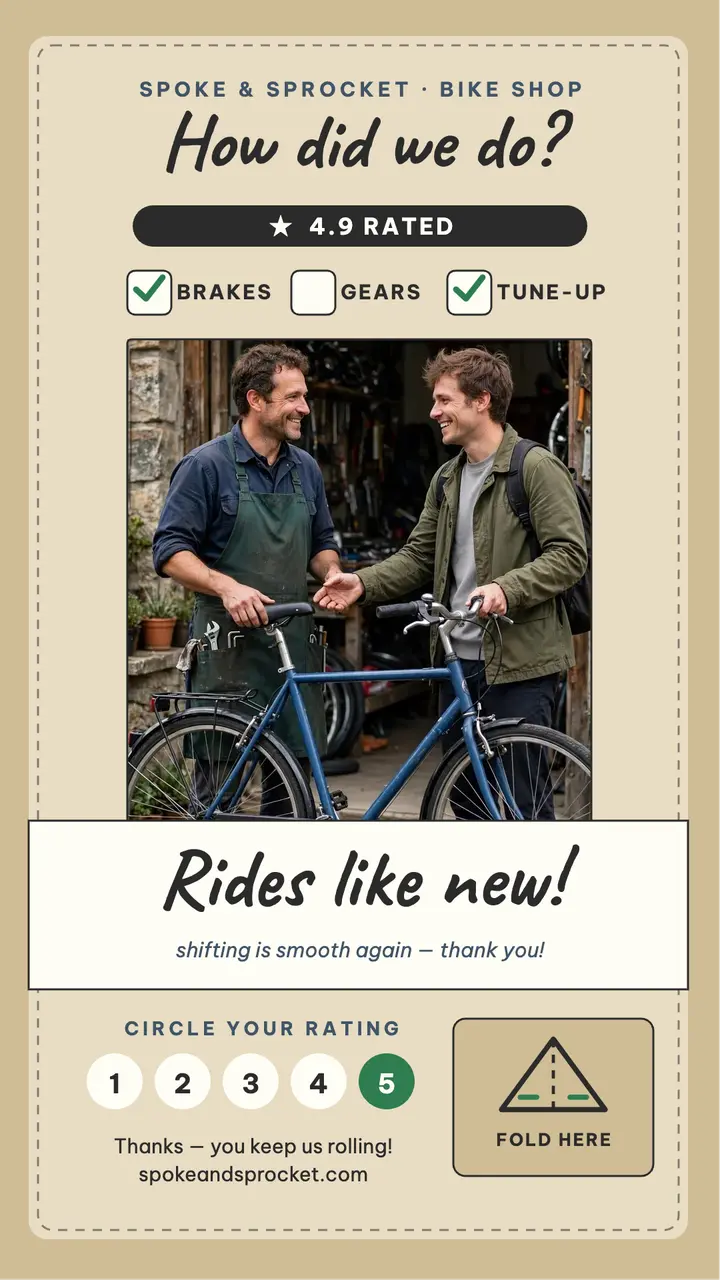 Spoke and Sprocket how did we do card template