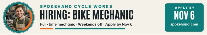 Spokehand hiring cover, bike mechanic template