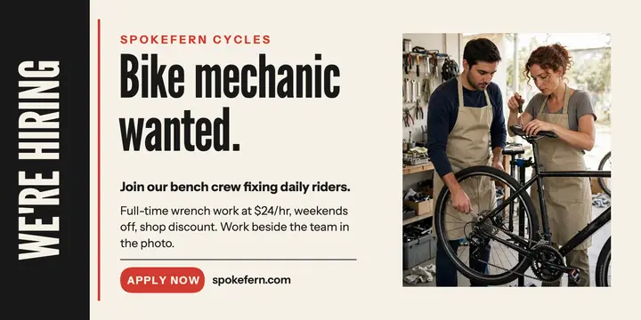 Spokefern Cycles hiring post template
