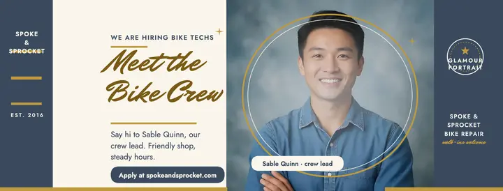 Spoke and Sprocket meet the team cover template