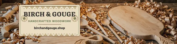 Birch and Gouge woodwork banner template
