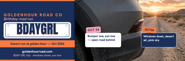 Bday road plate birthday header template