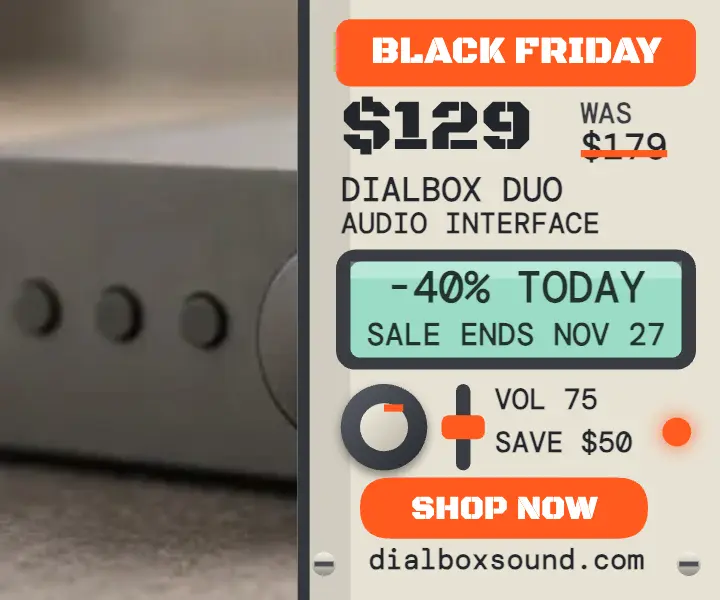 Dialbox Black Friday interface ad template