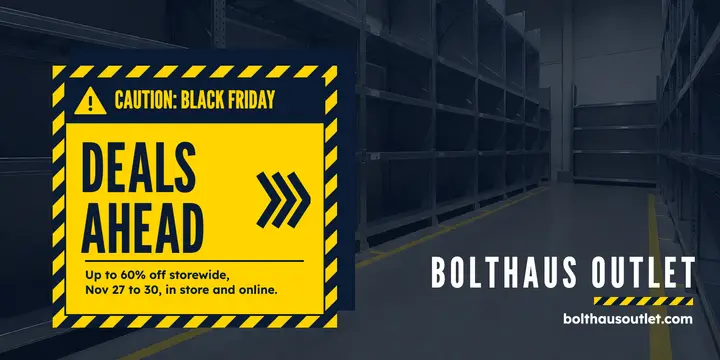 Bolthaus Outlet Black Friday deals ahead post template
