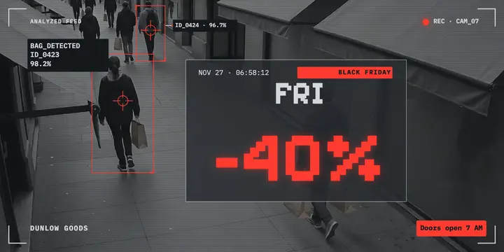 Dunlow Goods Black Friday CCTV sale post template