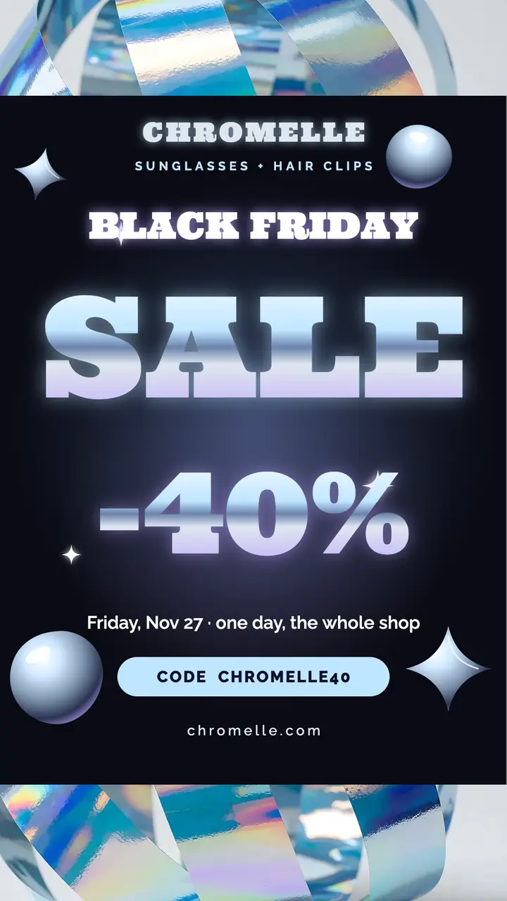 Chromelle Black Friday chrome sale template
