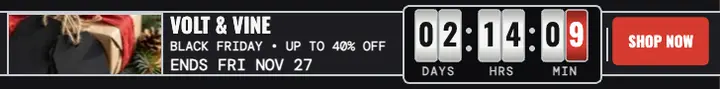 Volt & Vine Black Friday counter leaderboard template