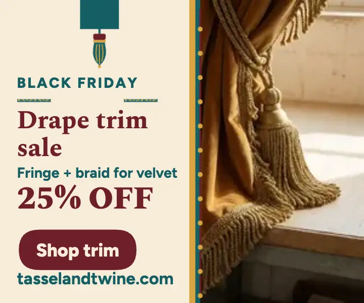 Tassel and Twine Black Friday trim ad template