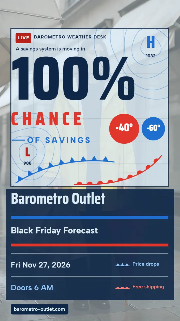 Black Friday forecast weather map story template