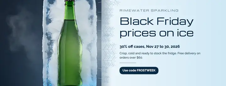 Black Friday sparkling water Facebook cover, deep freeze template