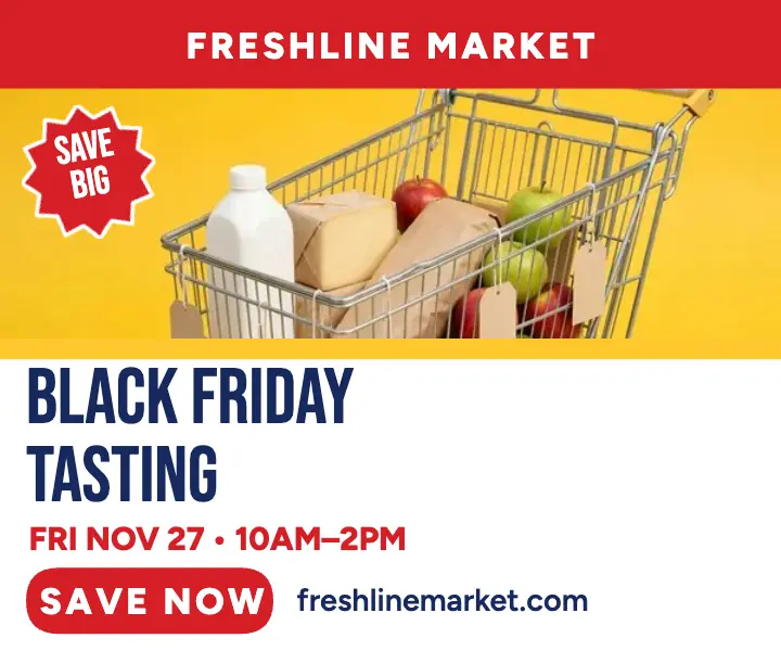 Freshline Market Black Friday tasting ad template