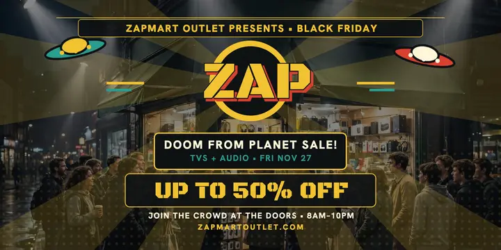Zapmart Black Friday invasion sale post template