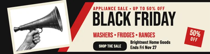 Brightnest Black Friday megaphone billboard template