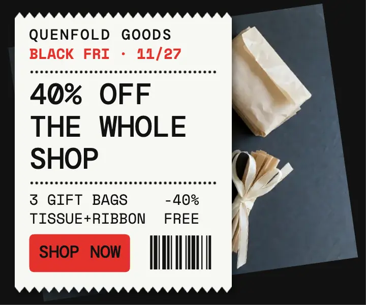Black Friday receipt display ad, shopping bags template