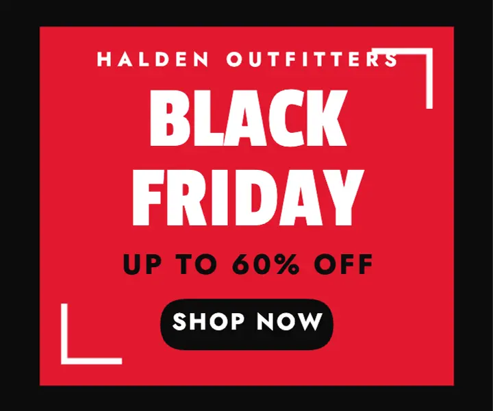 Black Friday red display ad template