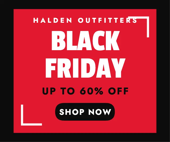 Black Friday red display ad template