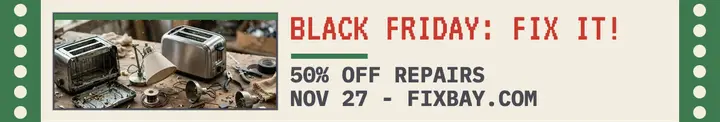 Fixbay Black Friday repair cover: black friday repair cover template