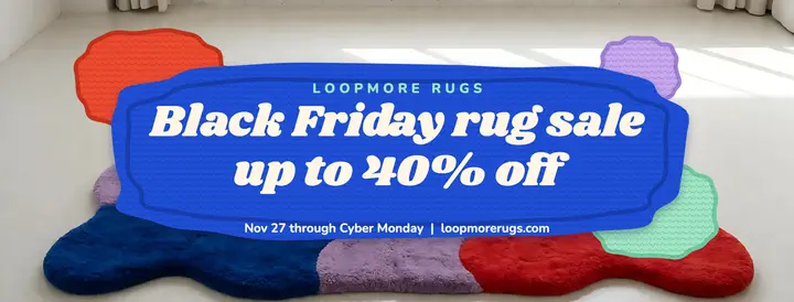 Loopmore Black Friday rug sale cover template