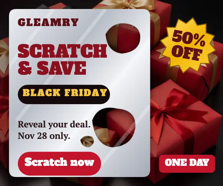 Black Friday scratch and save ticket ad template
